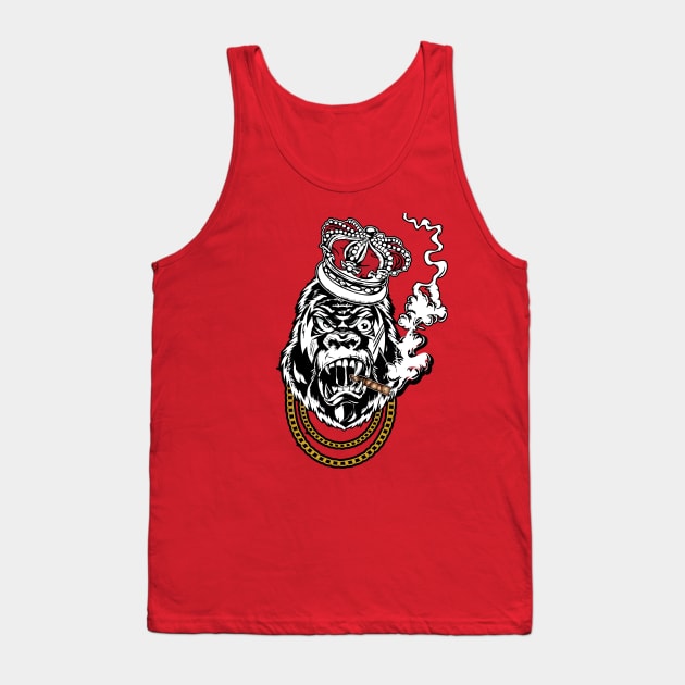 Gorilla Gang Tank Top by bryanmcguire84